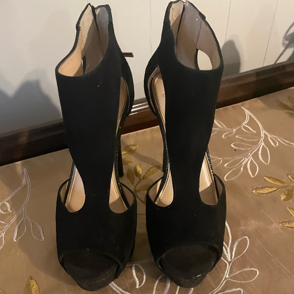 Jessica Simpson platform heels.